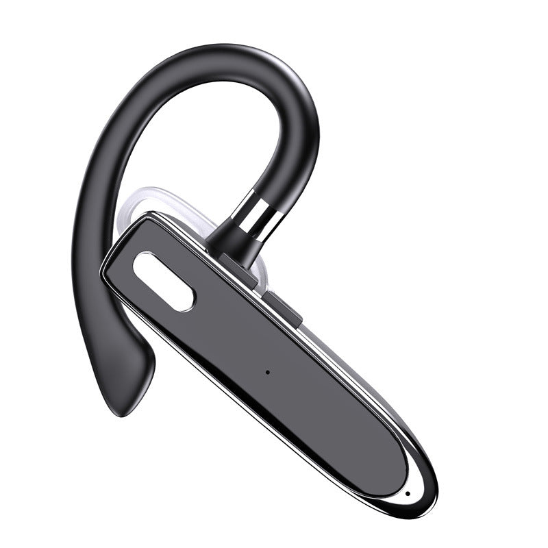 Ultra long endurance, high power, ear mounted wireless Bluetooth business headset, single ear(No charging chamber)-Black