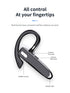 Ultra long endurance, high power, ear mounted wireless Bluetooth business headset, single ear(No charging chamber)-Black