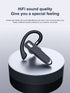 Ultra long endurance, high power, ear mounted wireless Bluetooth business headset, single ear(No charging chamber)-Black