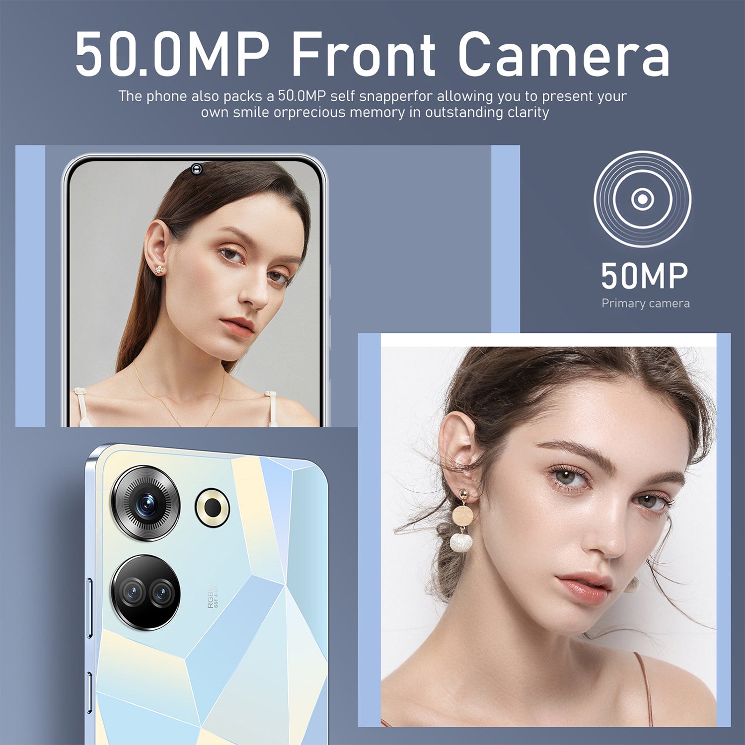 C20Pro Smartphone, 3GB RAM+64GB ROM, 2MP+13MP Camera, 6.5" HD+, 4G Dual SIM Unlocked, 3250mAh, Face Recognition