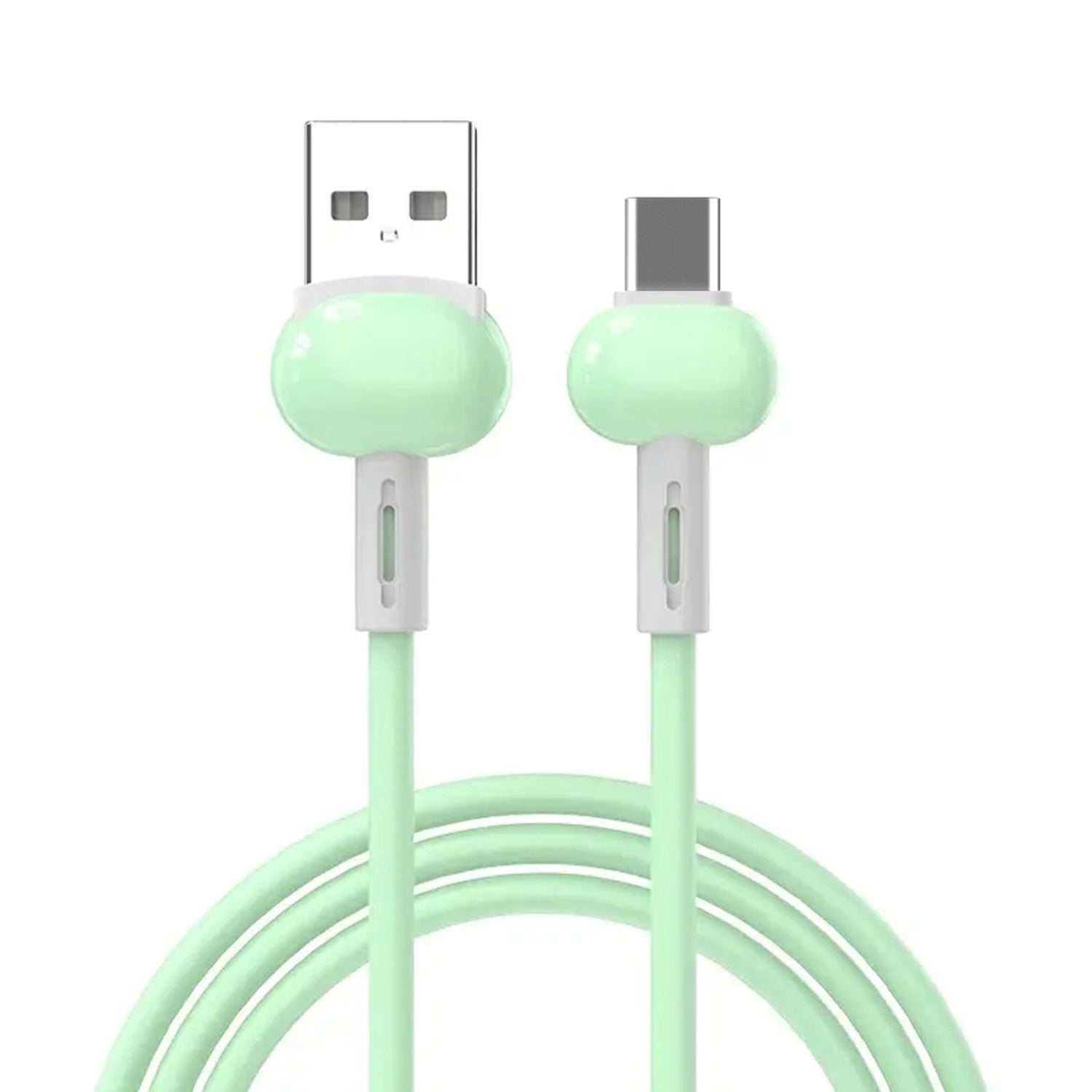 USB to Type-C Liquid TPE Macaron Data Fast Charge Cable Compatible With iPhone 15 Series