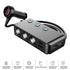 Voltage display function 3 in 1 4 USB cigarette car charger with quick charger