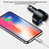 3 Ports (2USB 3.0+Type C ) Car Adapter with iGnition Port for iPhone 13/12/11 and other Devices - Black