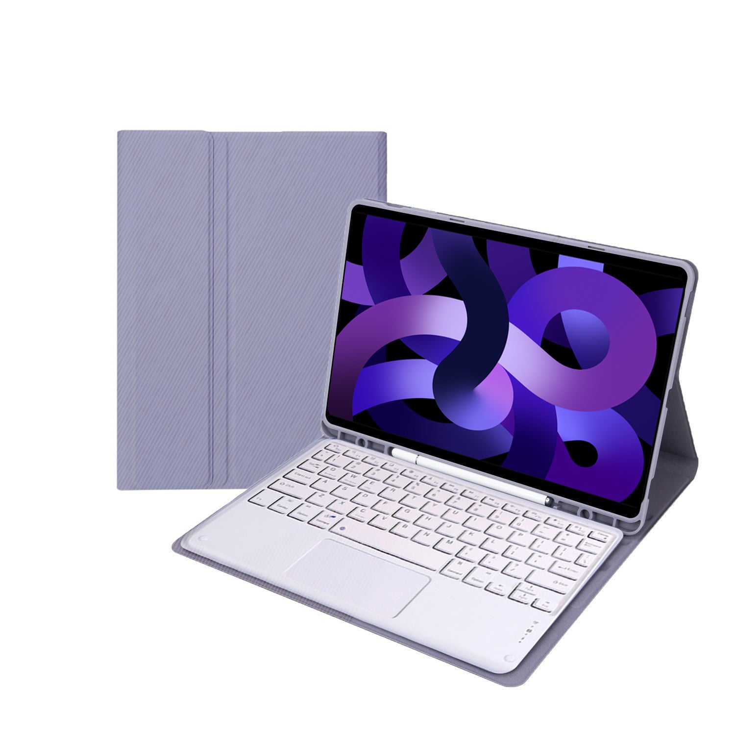 2022 iPad Air 3 in 1 Bluetooth keyboard protection case and mouse (with  Apple Pencil slot)