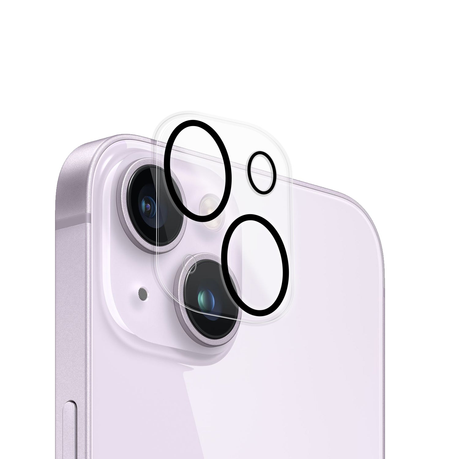 iPhone 15 Plus Camera Tempered High Definition Camera Lens Protector-Clear