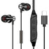 Type-C Metal in Ear Fiat Mouthed Bass Earphones With Microphone-Black