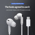 USB-C Earbuds Headphones,Type C Wired Earphones with Microphone & Remote Control Noise Cancelling in-Ear Headse for iPhone 15/15 Plus/15 Pro/15 Pro Max/14/13/13 Pro Max/ 12/11/11Pro/iPad-White