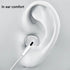 USB-C Earbuds Headphones,Type C Wired Earphones with Microphone & Remote Control Noise Cancelling in-Ear Headse for iPhone 15/15 Plus/15 Pro/15 Pro Max/14/13/13 Pro Max/ 12/11/11Pro/iPad-White