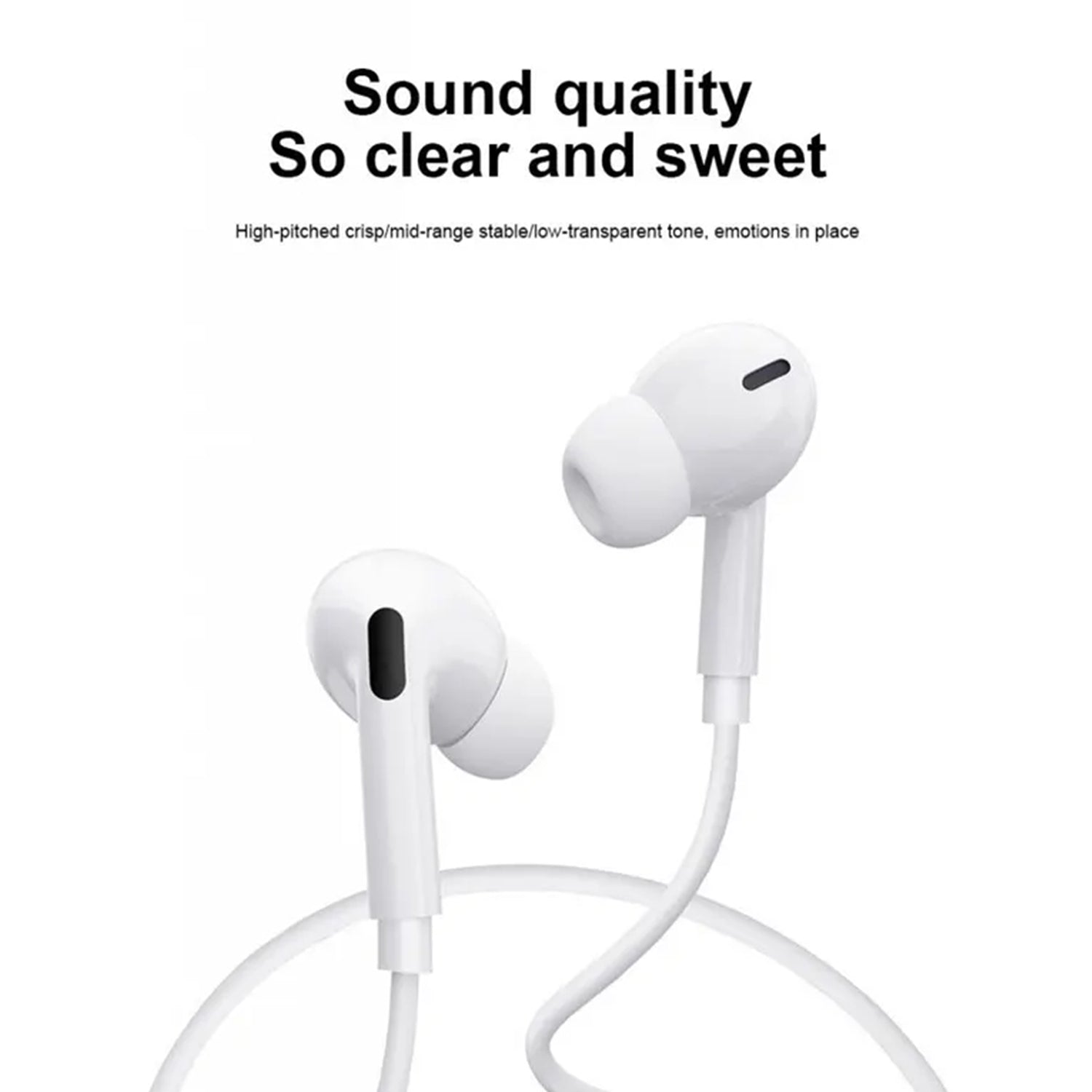 USB-C Earbuds Headphones,Type C Wired Earphones with Microphone & Remote Control Noise Cancelling in-Ear Headse for iPhone 15/15 Plus/15 Pro/15 Pro Max/14/13/13 Pro Max/ 12/11/11Pro/iPad-White