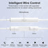 USB-C Headphones Type C Earphones for iPhone 15/15 Plus/15 Pro/15 Pro Max Magnetic HiFi Stereo DAC Earphone with Mic Wired Headphone-White