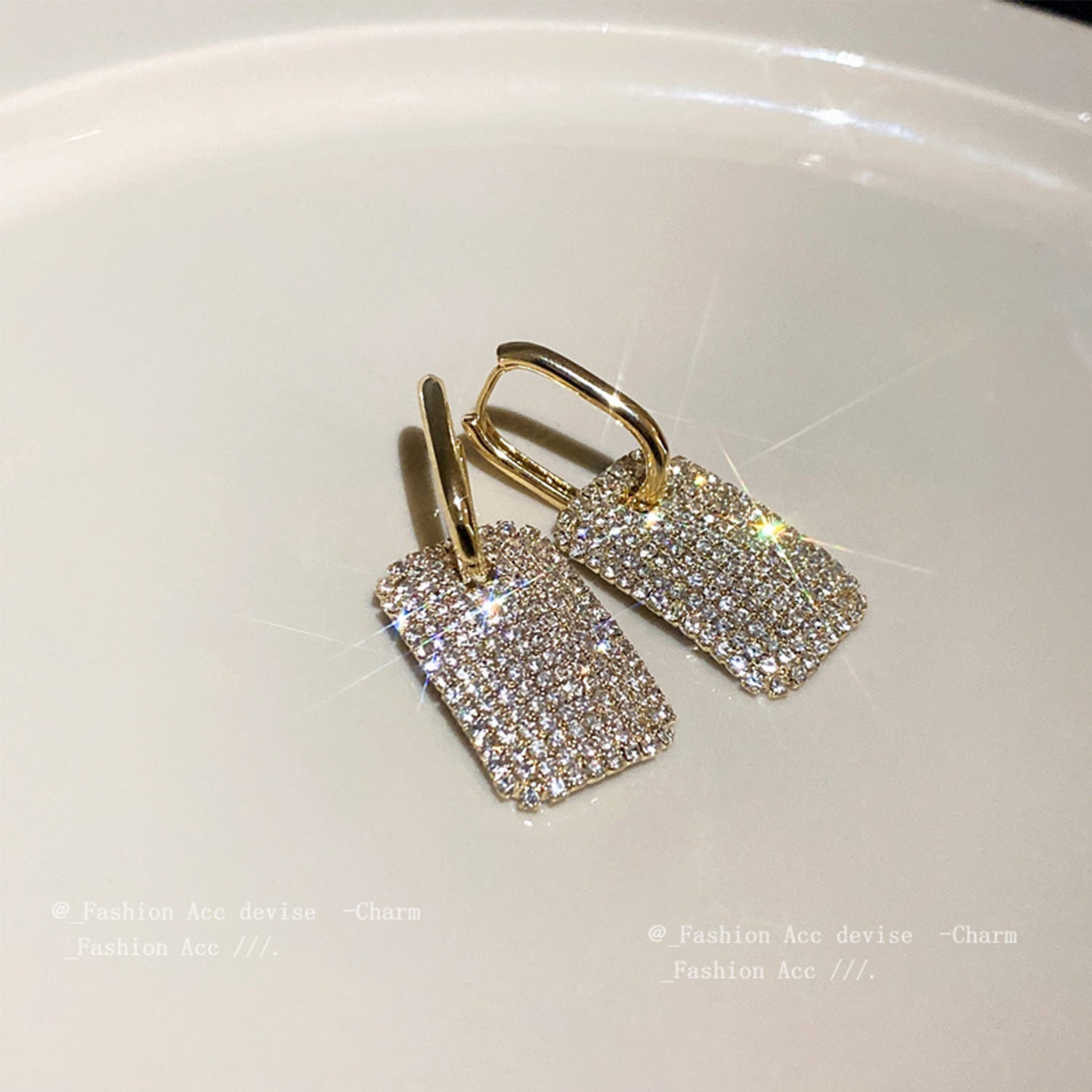 French fashion earrings(HE11760HE11861HE11914)-Square