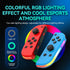 Switch joycon L & R Bluetooth Wireless Gamepad Controller w/Led