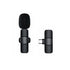 Lavalier Type-C Interface Bluetooth Mini Wireless Microphone-Black