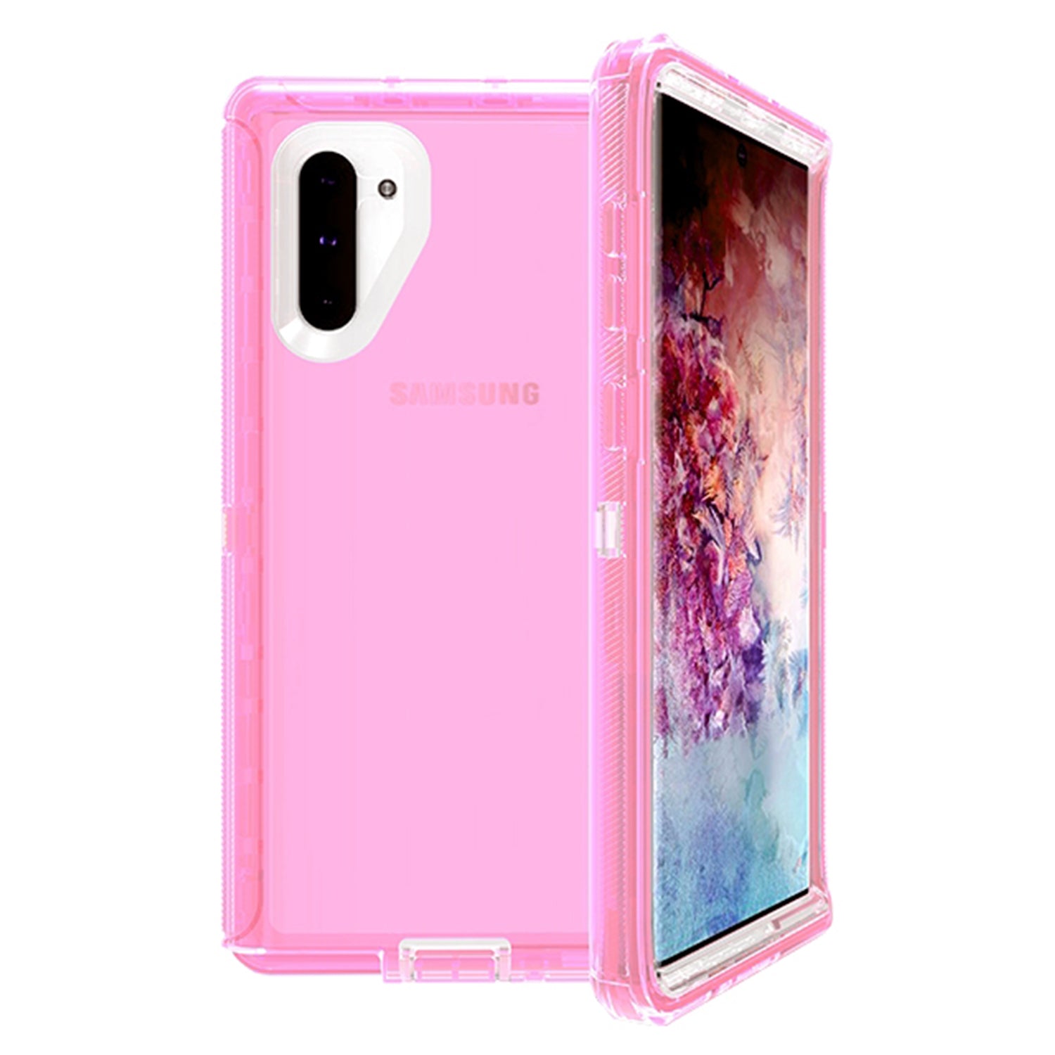 Transparent Full Protection Heavy Duty Case without Clip for Galaxy Note 10