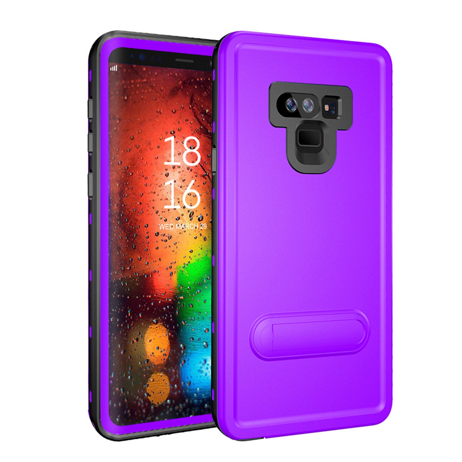 Kickstand Red Pepper Waterproof Case for Galaxy Note 9