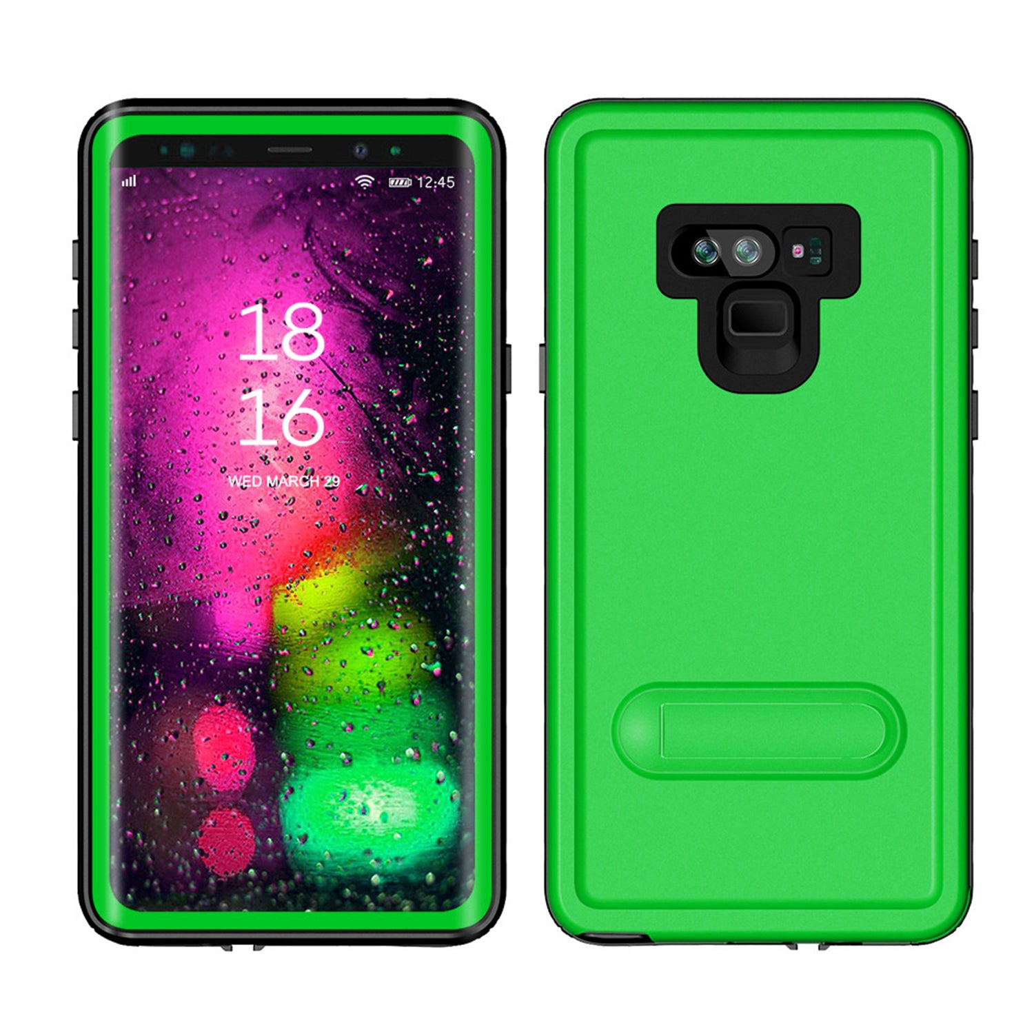 Kickstand Red Pepper Waterproof Case for Galaxy Note 9