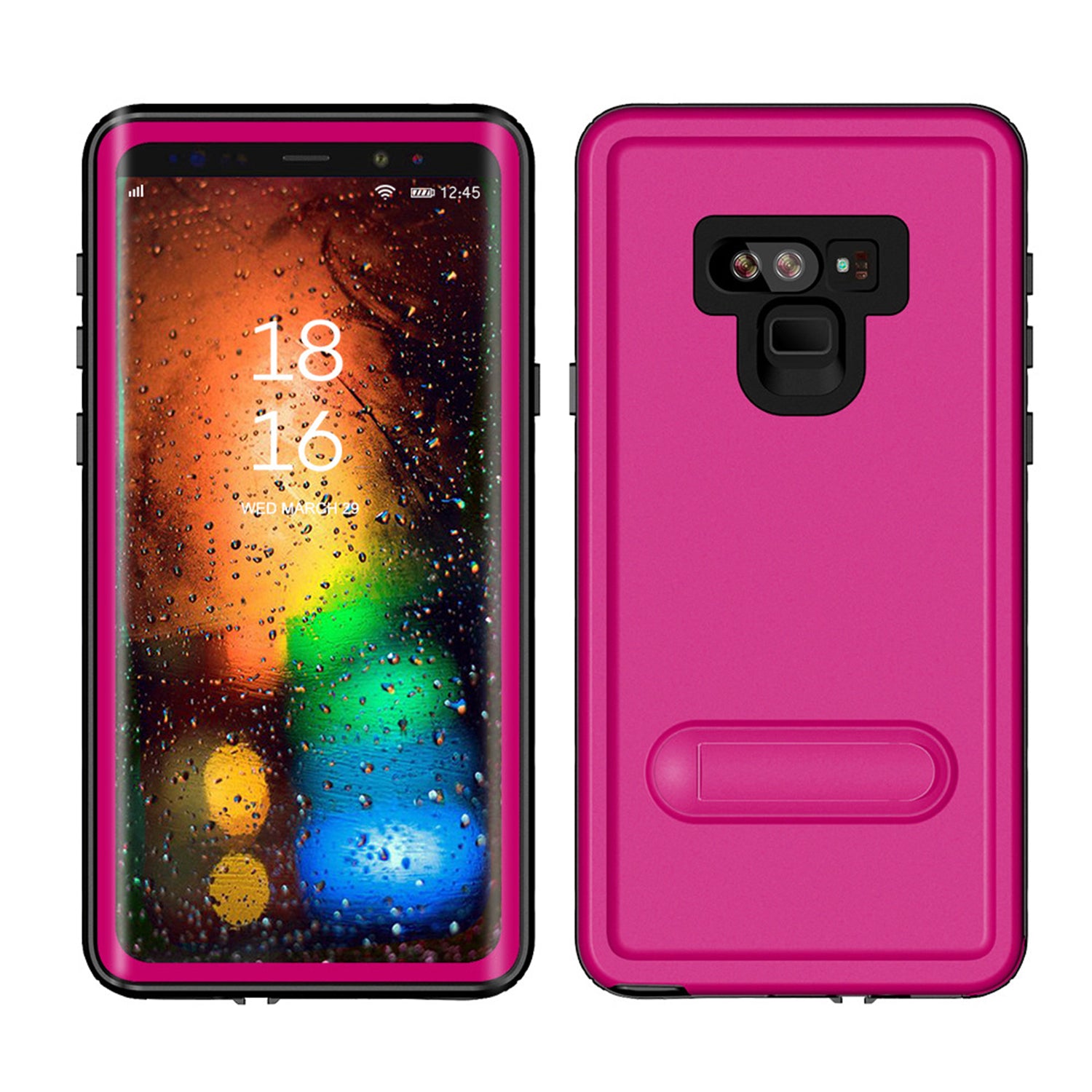 Kickstand Red Pepper Waterproof Case for Galaxy Note 9