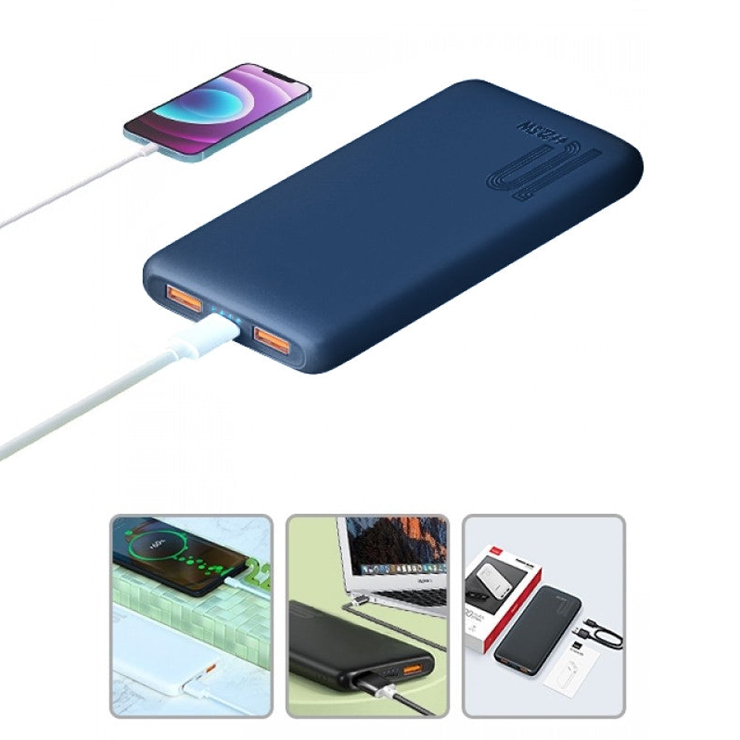 PD Power Bank 10000mAh QC3.0 Quick Charge For iPhone/Samsung/Huawei Powerbank