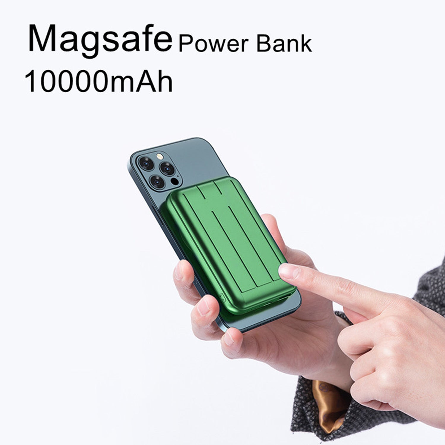 Magnetic Wireless PD Power Bank 10000mAh QC3.0 Quick Charge For iPhone/Samsung/Huawei