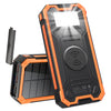 Solar fast charging with LED light panel  power bank support wireless