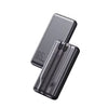 65W fast charging double self-contained cables power bank-Dark Grey