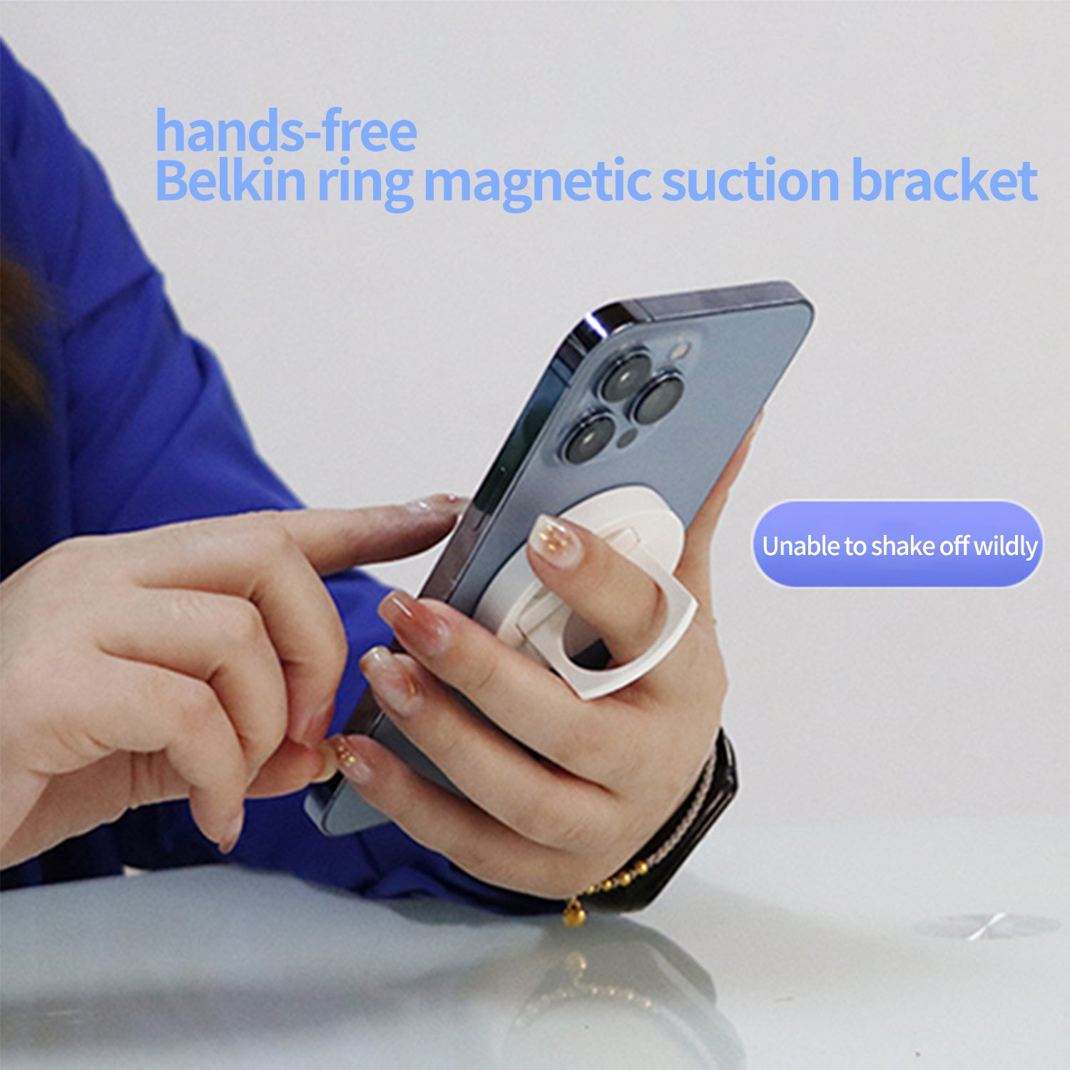 Magnetic Suction Phone Desktop Ring Buckle Bracket