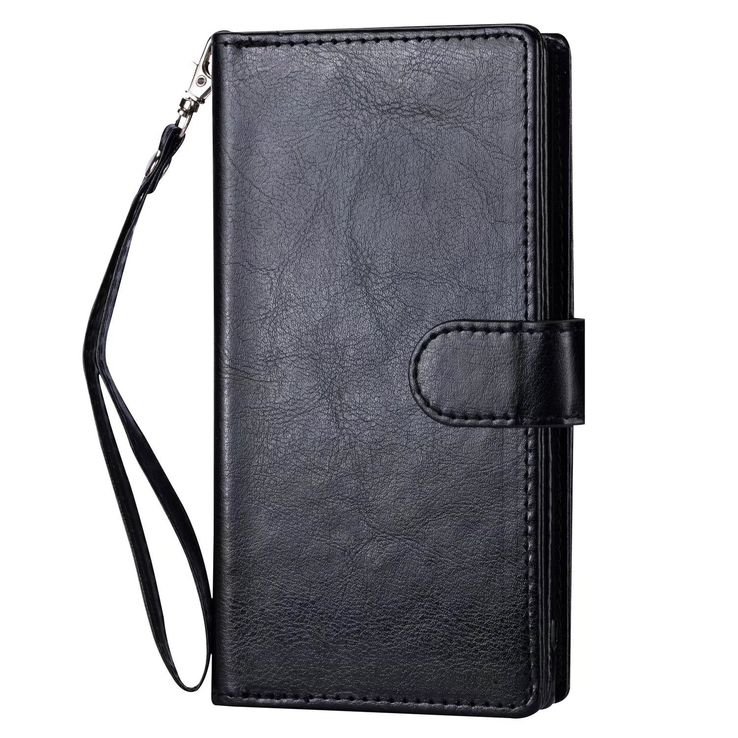 Samsung Galaxy S10 (6.1") 2 in 1 Leather Wallet Case With 9 Credit Card Slots and Removable Back Cover