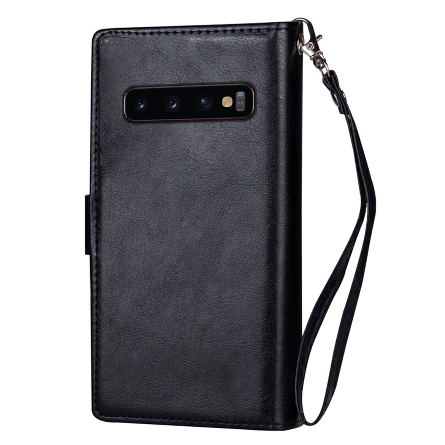 Samsung Galaxy S10 (6.1") 2 in 1 Leather Wallet Case With 9 Credit Card Slots and Removable Back Cover