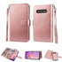 Samsung Galaxy S10 (6.1") 2 in 1 Leather Wallet Case With 9 Credit Card Slots and Removable Back Cover