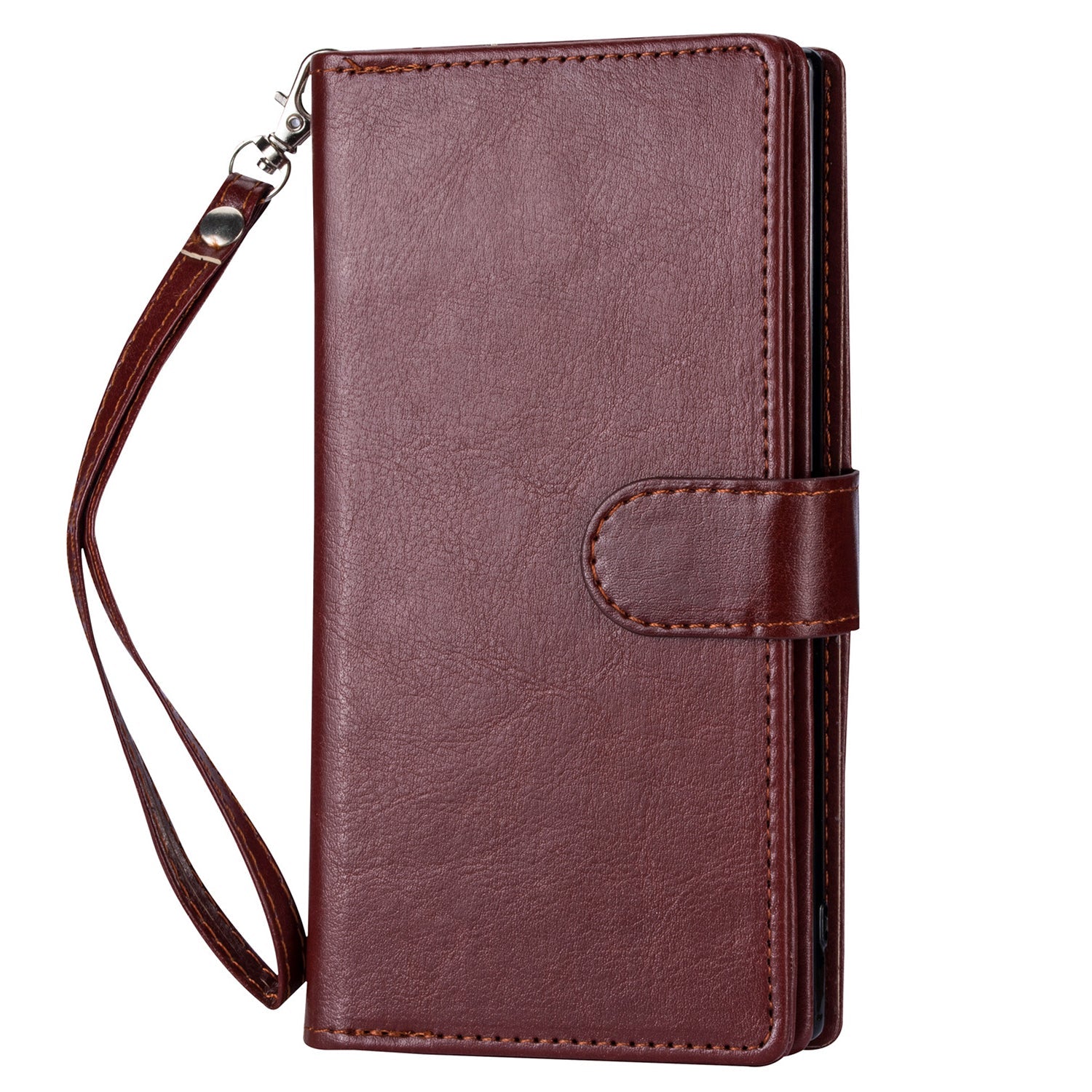 Galaxy S10e( 5.8") 2 in 1 Leather Wallet Case with 9 Credit Card Slots and Removable Back Cover