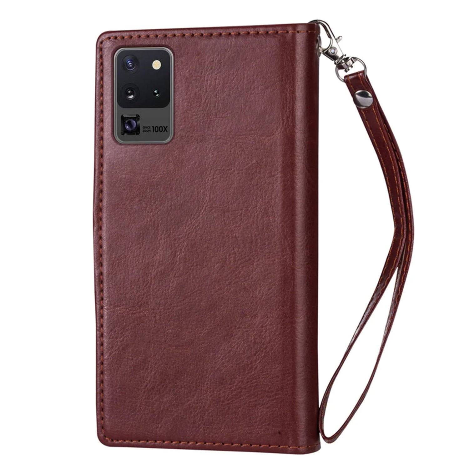 Samsung Galaxy S20 Ultra 2 in 1 Leather Wallet Case With 9 Credit Card Slots and Removable Back Cover