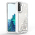 Samsung Galaxy S22 Transparent Floating Glitter Heavy Duty Case