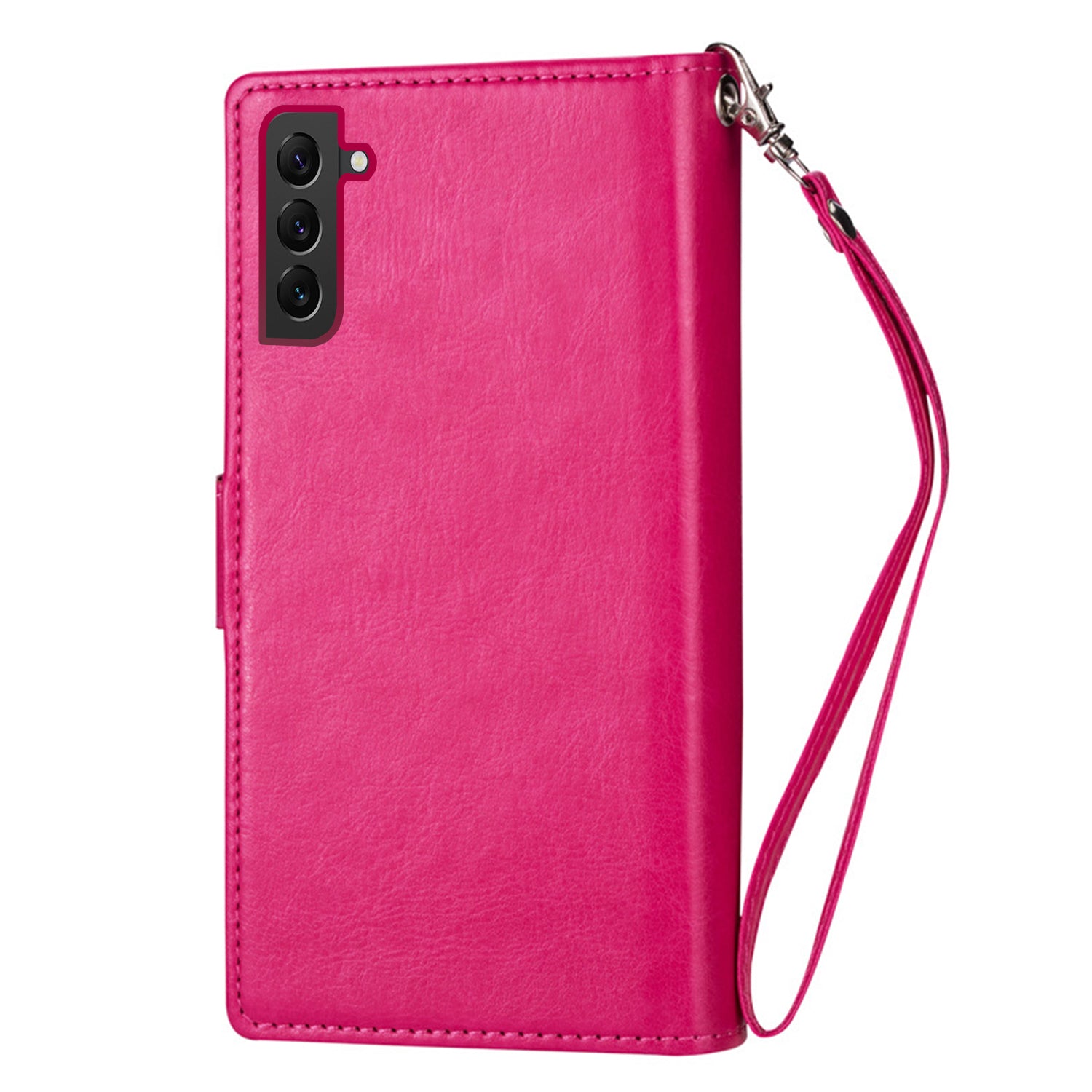 Samsung Galaxy S21 2 in 1 Leather Wallet Case With 9 Credit Card Slots and Removable Back Cover 