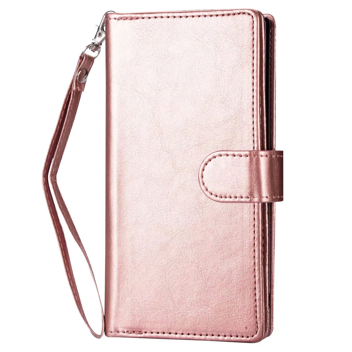 Samsung Galaxy S21 2 in 1 Leather Wallet Case With 9 Credit Card Slots and Removable Back Cover 