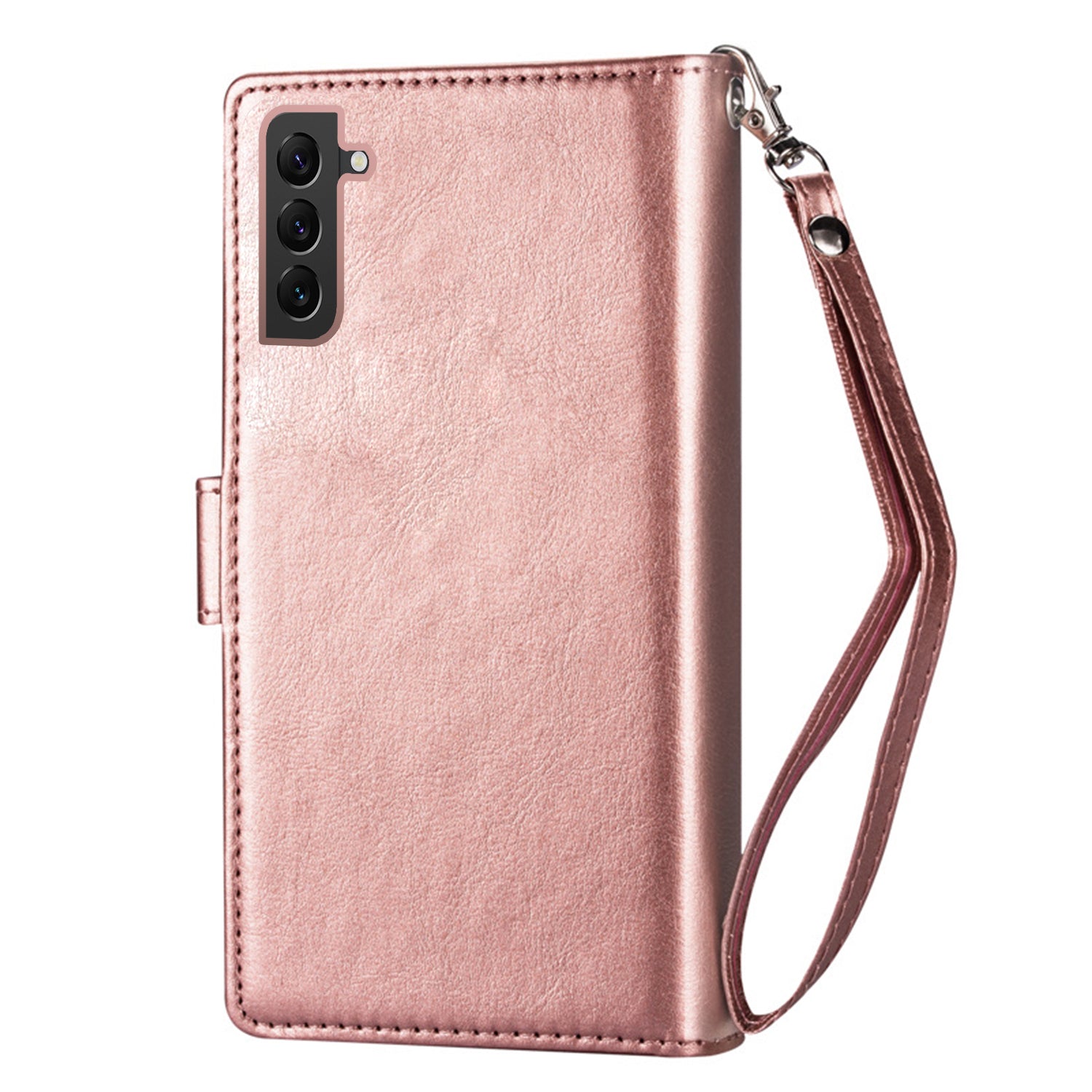 Samsung Galaxy S21 2 in 1 Leather Wallet Case With 9 Credit Card Slots and Removable Back Cover 