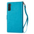 Samsung Galaxy S21 2 in 1 Leather Wallet Case With 9 Credit Card Slots and Removable Back Cover 