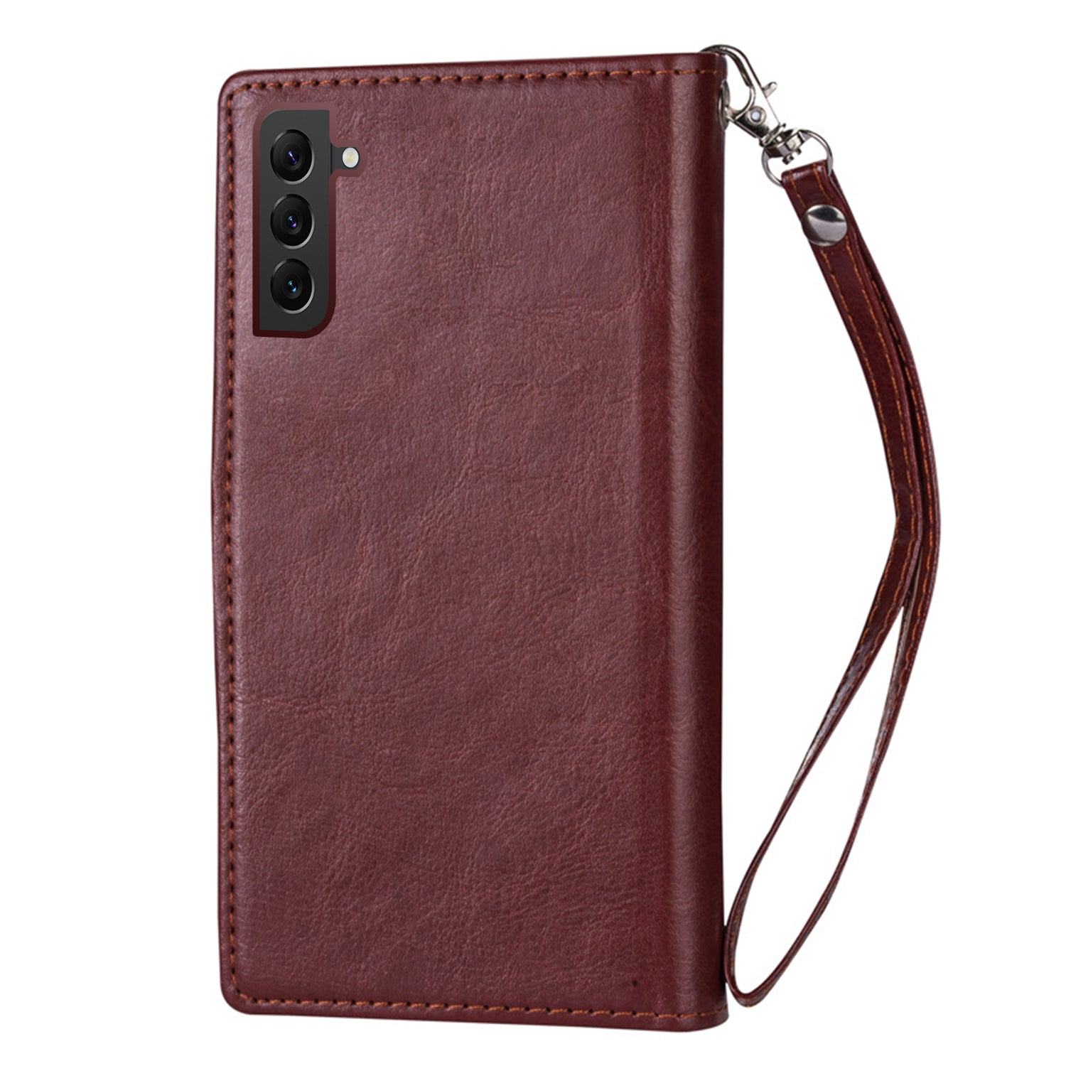 S22 2 IN 1 Leather Wallet Case with 9 Credit Card Slots and Removable Back Cover