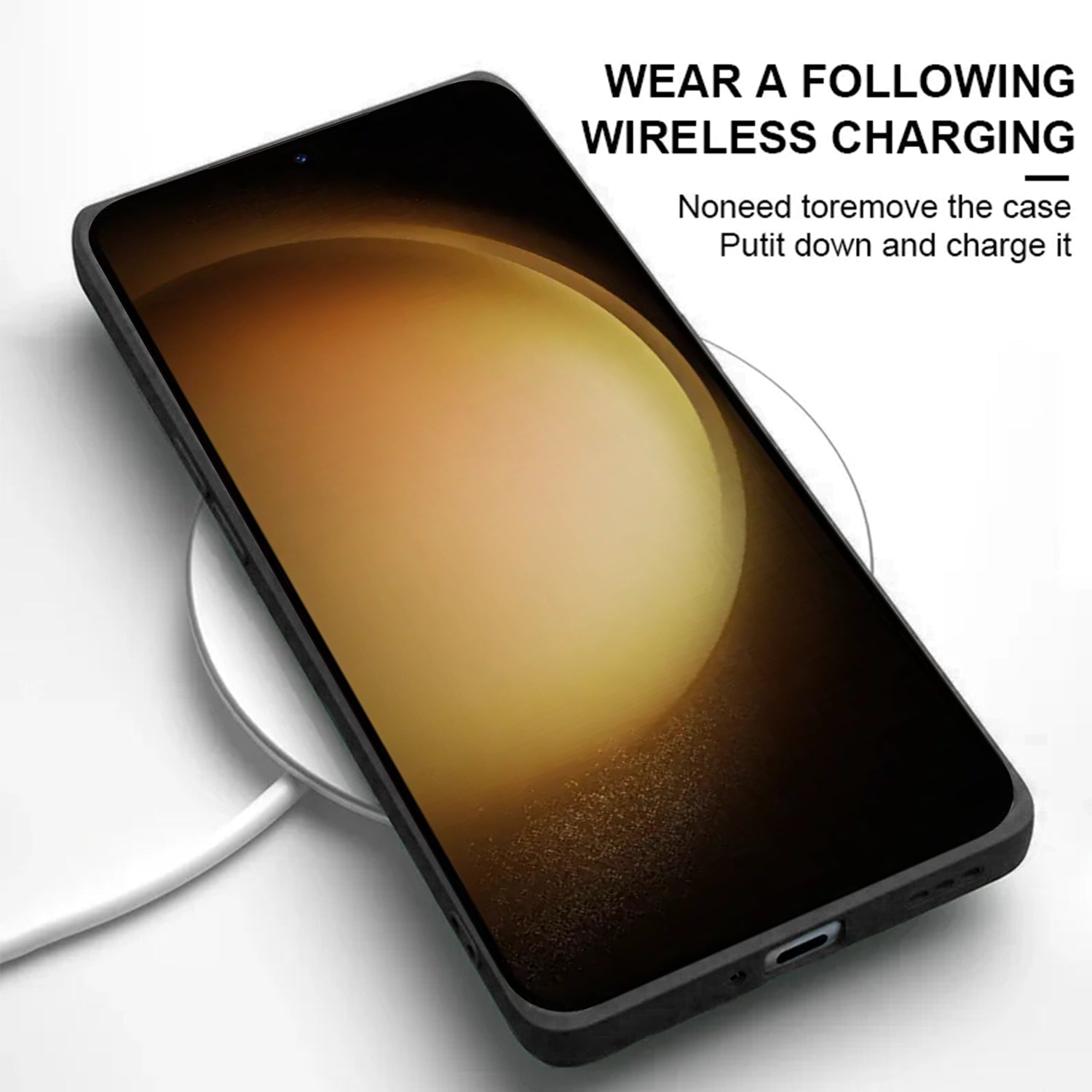 Samsung Galaxy S24 Plus Soft Silicone Full Camera Protection&Anti-Scratch Microfiber