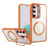 Samsung Galaxy S24 Rotating Metal Frame Magnetic Phone Case