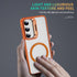 Samsung Galaxy S24 Plus Rotating Metal Frame Magnetic Phone Case