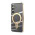 Samsung Galaxy S24 Plus Electroplating Bracket Magnetic Protective Cover mobile Phone Case
