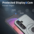 Samsung Galaxy S24 Plus Magnetic Scratch-Proof PC+TPU Phone Cover with Rotary Kickstand Case