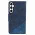 Samsung Galaxy S24 Plus Texture Splicing Card Slot TPU Leather Phone Case