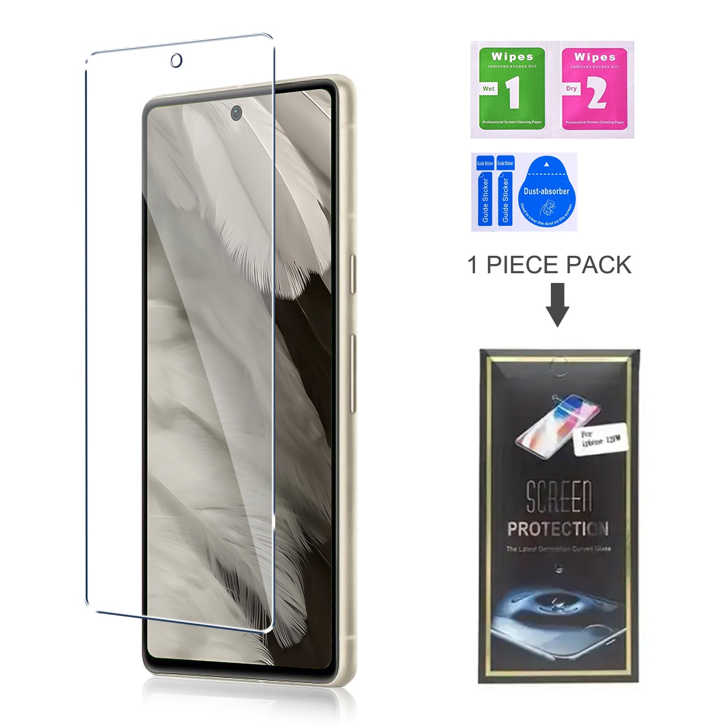 Google Pixle 7A Clear 10 Pack Tempered Glass