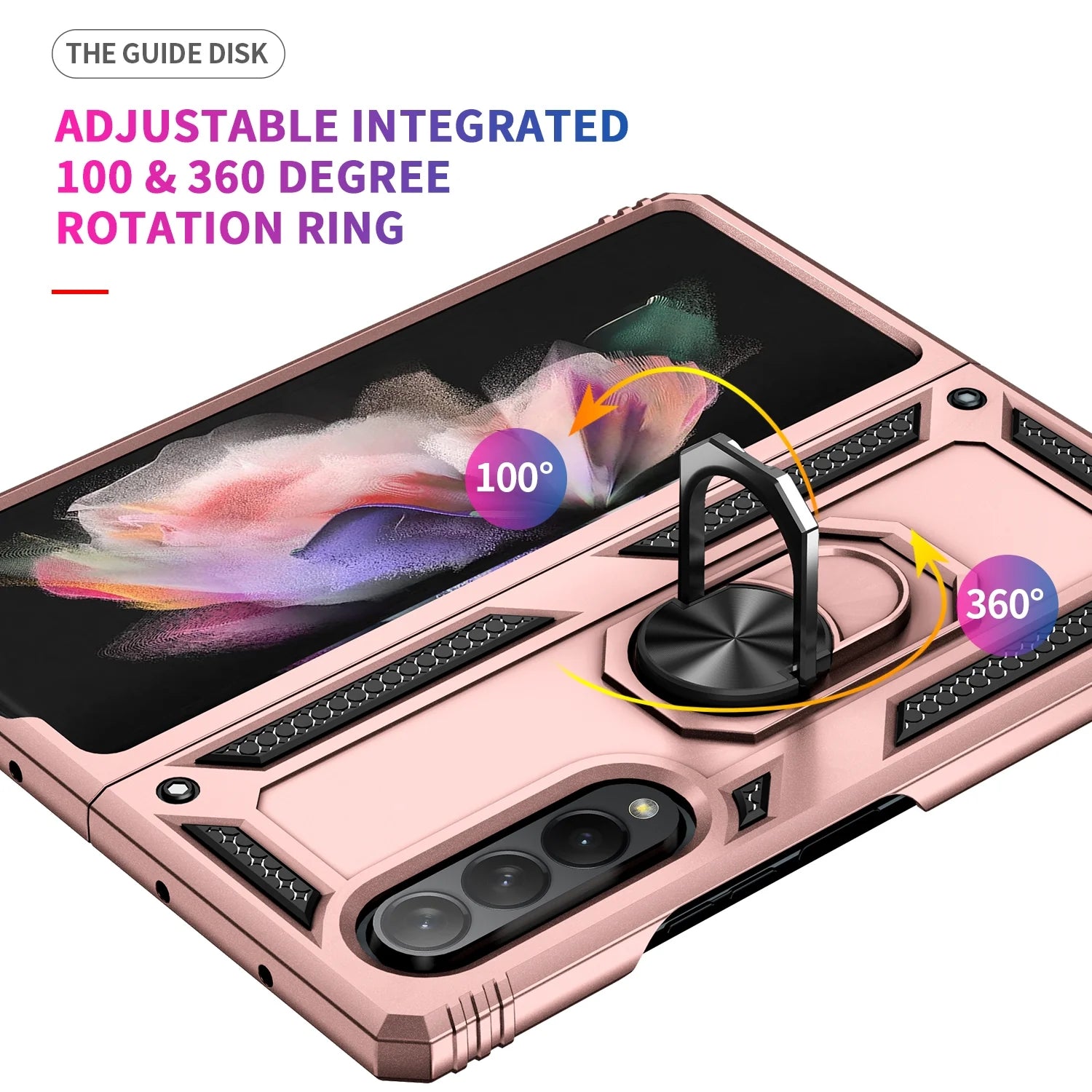 Samsung Galaxy Z Fold 3 Ring Magnetic GPS car mount Phone Holder case