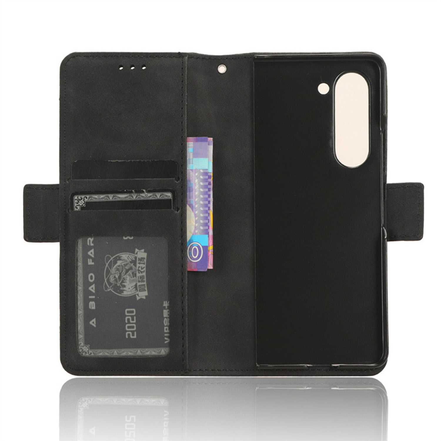 Samsung Galaxy Z Fold 5 Multi Slot Leather Cover Case