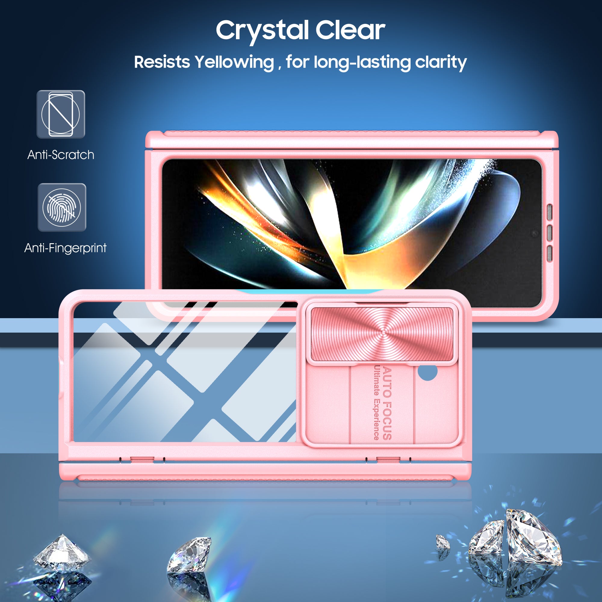 Samsung Galaxy Z Fold 5 Transparent Acrylic Folding Screen Case