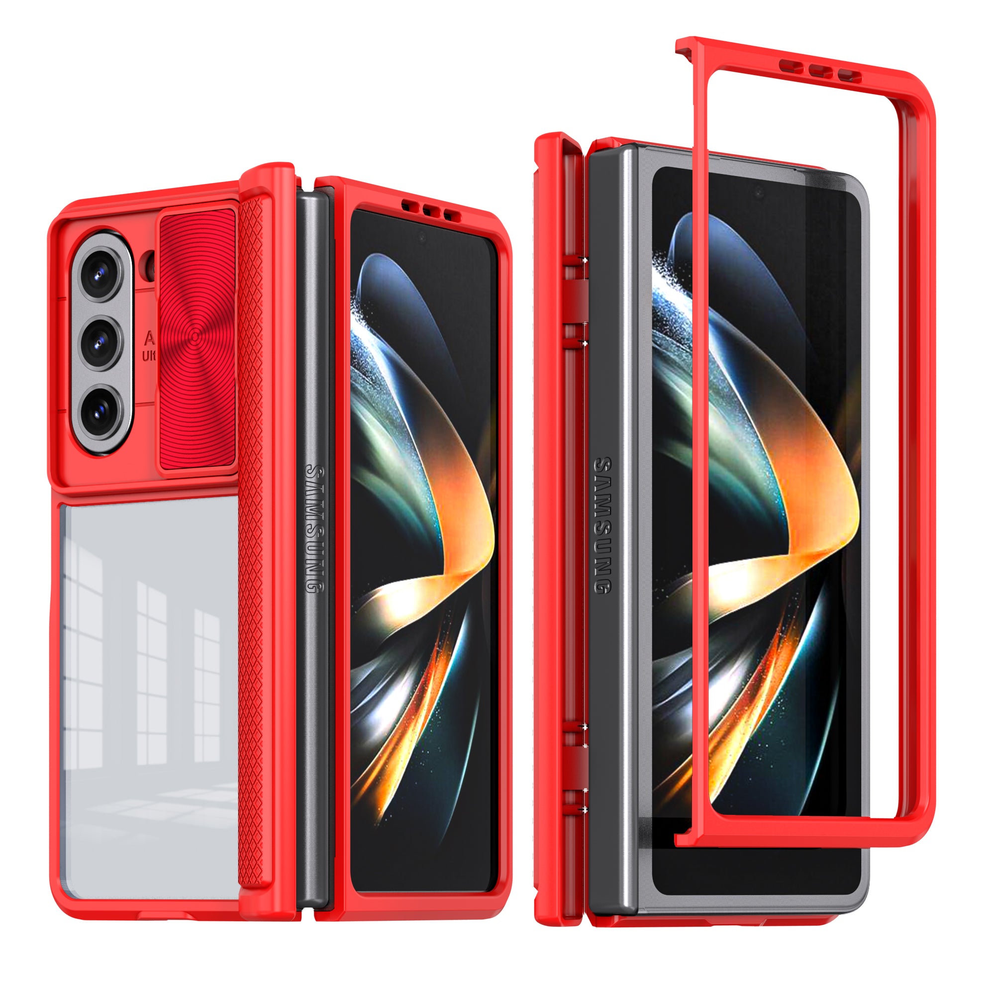 Samsung Galaxy Z Fold 5 Transparent Acrylic Folding Screen Case