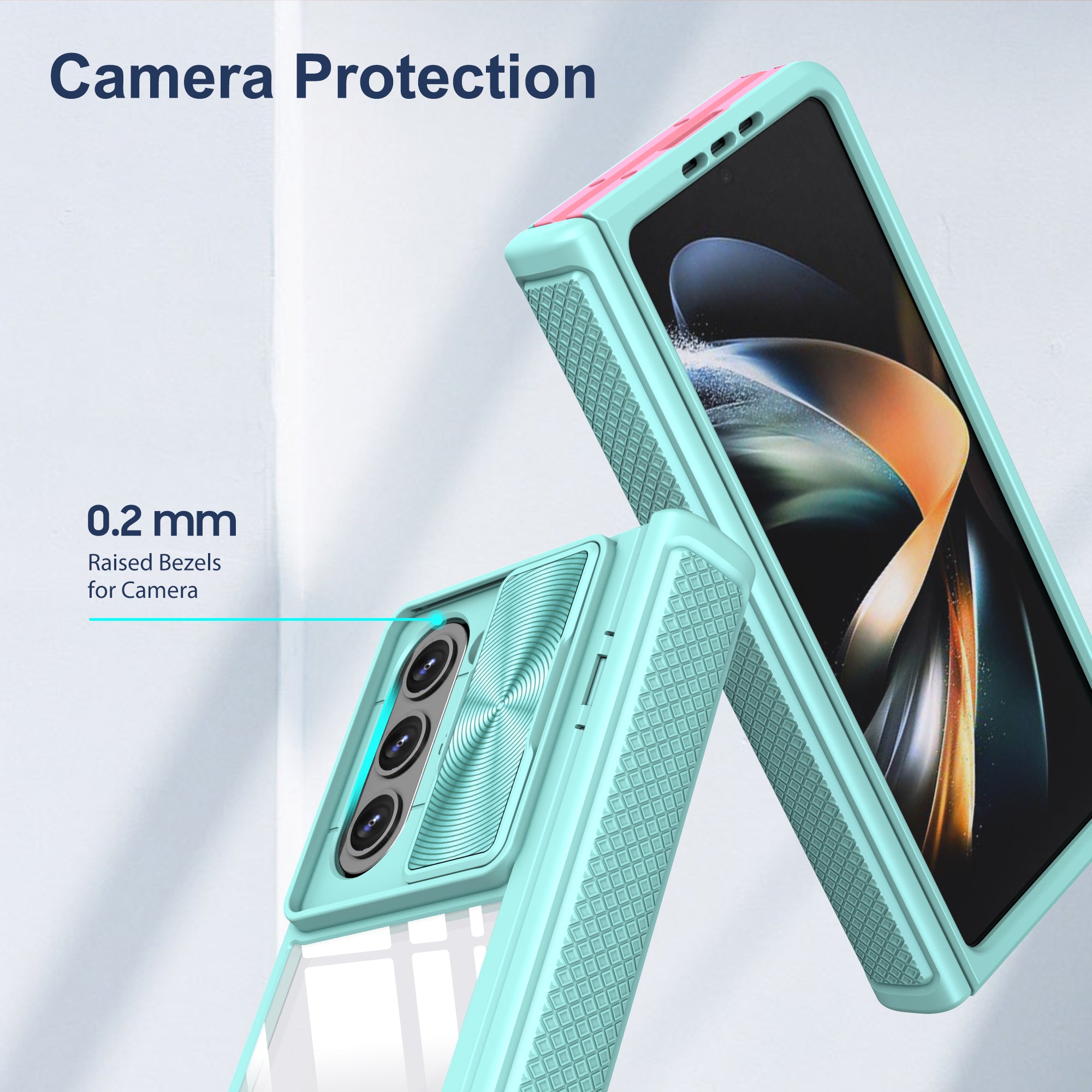 Samsung Galaxy Z Fold 5 Transparent Acrylic Folding Screen Case