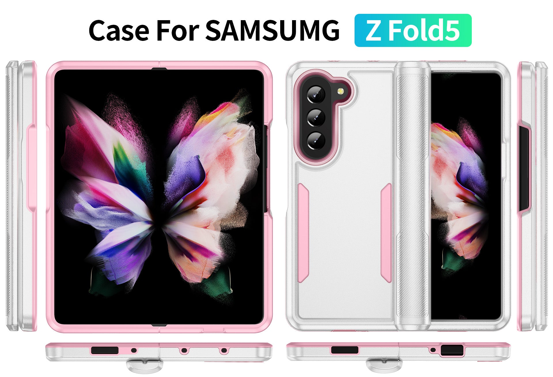 Samsung Galaxy Z Fold 5 Fully Protected Heavy-Duty Shockproof Housing Case